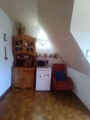 Una cocina o zona de cocina en Ático en pleno pirineo
