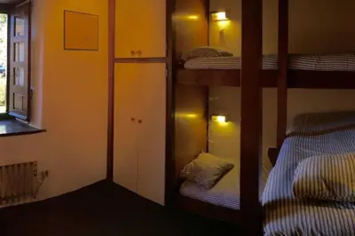 Cama o camas de una habitación en Casa TOP para 14 personas en Garós, Ideal esquí