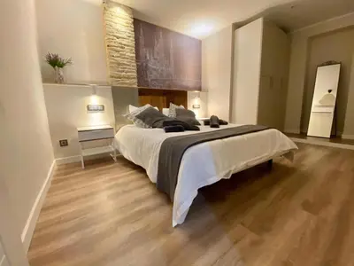 Cama o camas de una habitación en Apartamenticos Studio 39