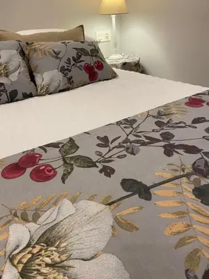 Cama o camas de una habitación en Precioso y céntrico apartamento