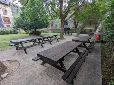 Jardín al aire libre en Piso Grande La Viña