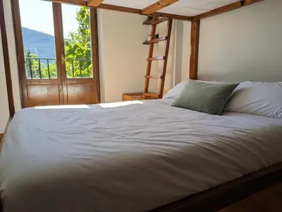 Cama o camas de una habitación en Piso Grande La Viña