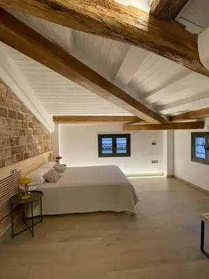 Cama o camas de una habitación en ROS CENTRIC Cal Ros