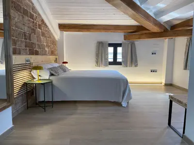 Cama o camas de una habitación en ROS CENTRIC Cal Ros