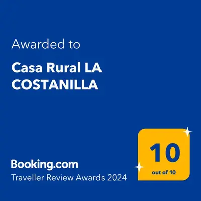 Certificado, premio, señal o documento que está expuesto en Casa Rural LA COSTANILLA