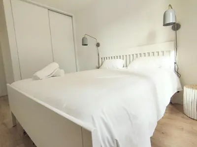 Cama o camas de una habitación en CHECK-IN CASAS Mala de Anciles