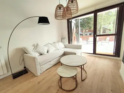 Zona de estar de CHECK-IN CASAS Mala de Anciles