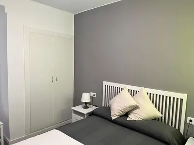 Cama o camas de una habitación en La Posada de Luismi