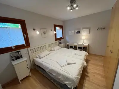 Cama o camas de una habitación en B49 - Bajo con Jardín Peguera - Villmor