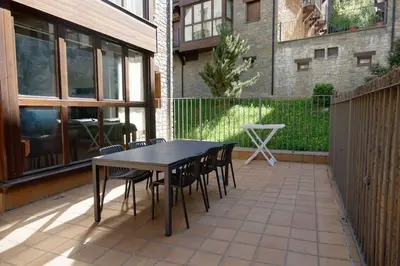 Un balcón o terraza de Piso Acogedor de Montaña con Terraza