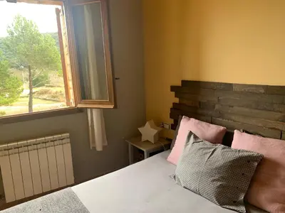 Cama o camas de una habitación en Casa Major
