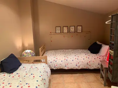 Cama o camas de una habitación en Casa Major