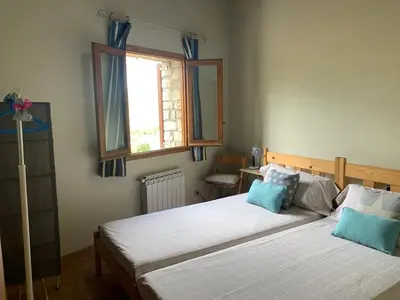 Cama o camas de una habitación en Casa Major