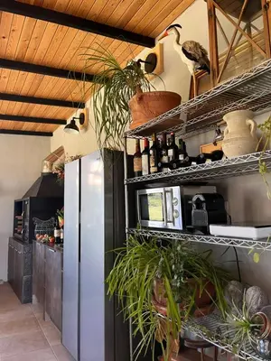 Una cocina o zona de cocina en Las casitas del Gallego
