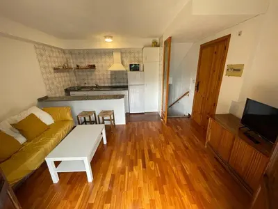 Una cocina o zona de cocina en Apartamento con espectacular terraza