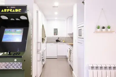 Una cocina o zona de cocina en Villa Baturra l Centro l WiFi y Arcade
