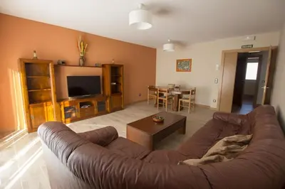 Una televisión o centro de entretenimiento en Apartamento Rural La Patxuela