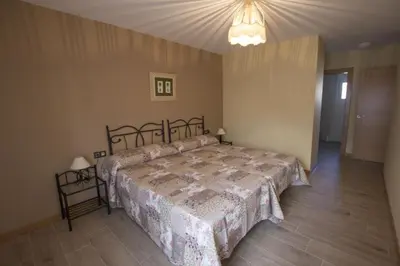 Cama o camas de una habitación en Apartamento Rural La Patxuela