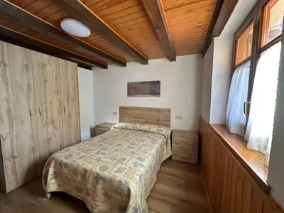 Cama o camas de una habitación en Apartament Casa Sastre