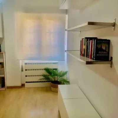 Biblioteca en el apartamento