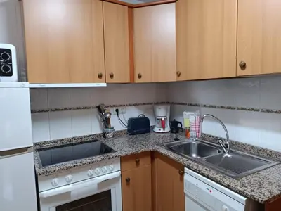 Una cocina o zona de cocina en Inmocyma El Rinconcito de Benasque