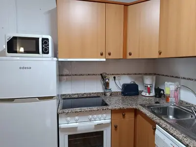 Una cocina o zona de cocina en Inmocyma El Rinconcito de Benasque