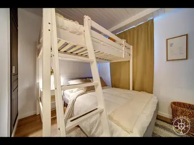 Cama o camas de una habitación en MARIMANHA de Alma de Nieve