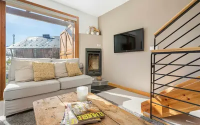 Zona de estar de Chalet La Aldea Confort