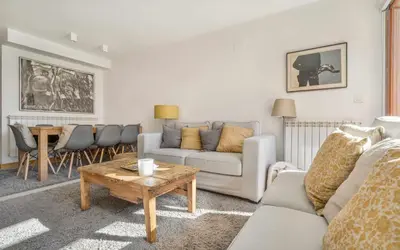 Zona de estar de Chalet La Aldea Confort