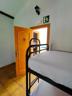 Cama o camas de una habitación en Posada de Ollo