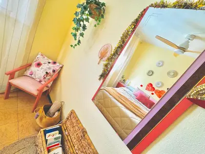 Cama o camas de una habitación en Casa Rural al Sol De Las Ruinas- piscina privada