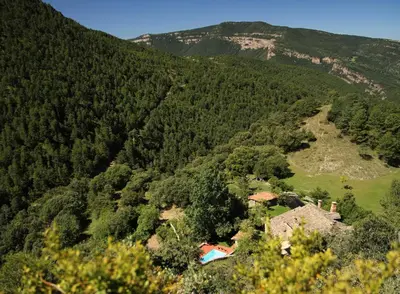 Paisaje cerca of this country house