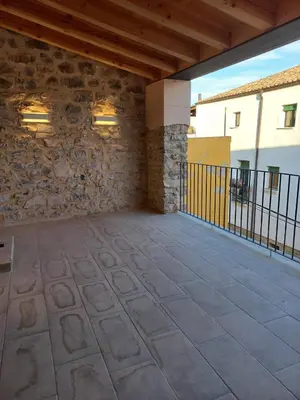 Un balcón o terraza de Cal Vallverdú 2D