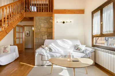 Zona de estar de Apartamento A10 de Formigal, AMPLIO Y CON GARAJE