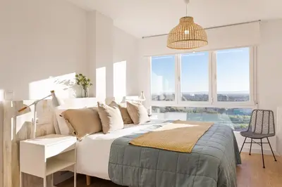 Cama o camas de una habitación en Mirador de Predicadores