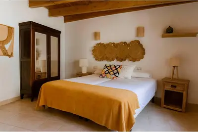 Cama o camas de una habitación en Casa Castan