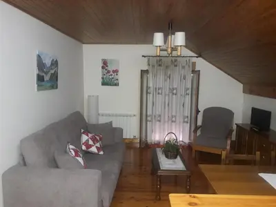 Zona de estar de Apartamentos Casa Borja