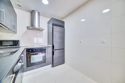 Una cocina o zona de cocina en Apartamento Oihana by Clabao