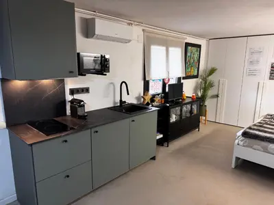 Una cocina o zona de cocina en CHEZ ADELA