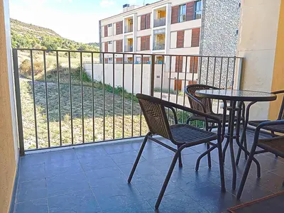 Un balcón o terraza de Apartamentos Las Margas Sabiñánigo 3000