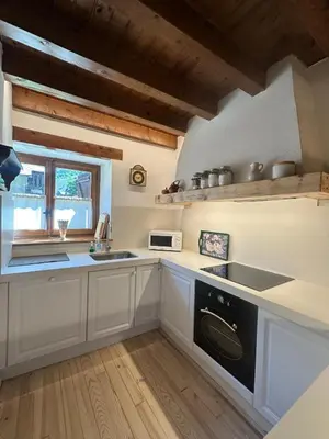Una cocina o zona de cocina en Apartamento Duplex en Arties