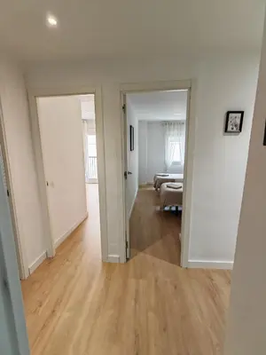 Cama o camas de una habitación en Boutique 2 apartamento Ave centro Lleida