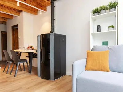 Zona de estar de Apartment Nevat by Interhome