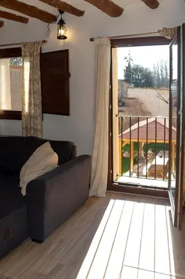Un balcón o terraza de Casa rural Bisimbre