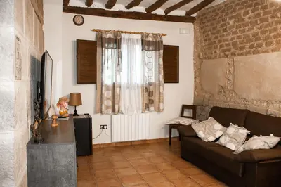 Zona de estar de Casa rural Bisimbre