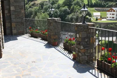 Jardín al aire libre en Nadal Apartaments
