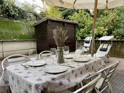 Jardín al aire libre en Bitxilore, Biescas con terraza y petfriendly