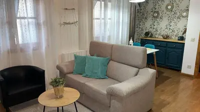 Zona de estar de Apartamento Selva Blanca