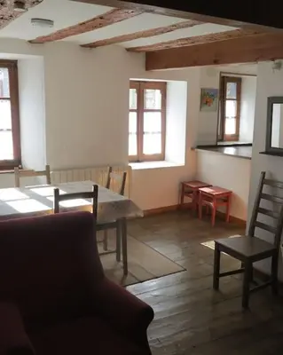 Zona de estar de Apartamento centro Benasque