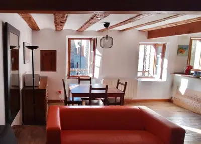 Zona de estar de Apartamento centro Benasque